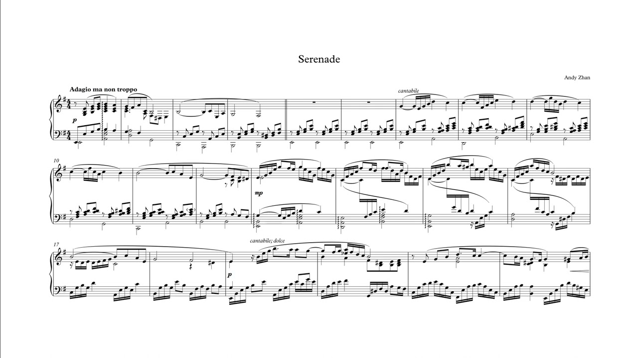 serenade // original piano composition