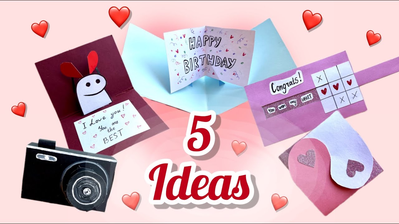 DIY BIRTHDAY GIFT IDEAS | 5 IDEAS | CUTE GIFT FOR FRIENDS/ FAMILY 💗