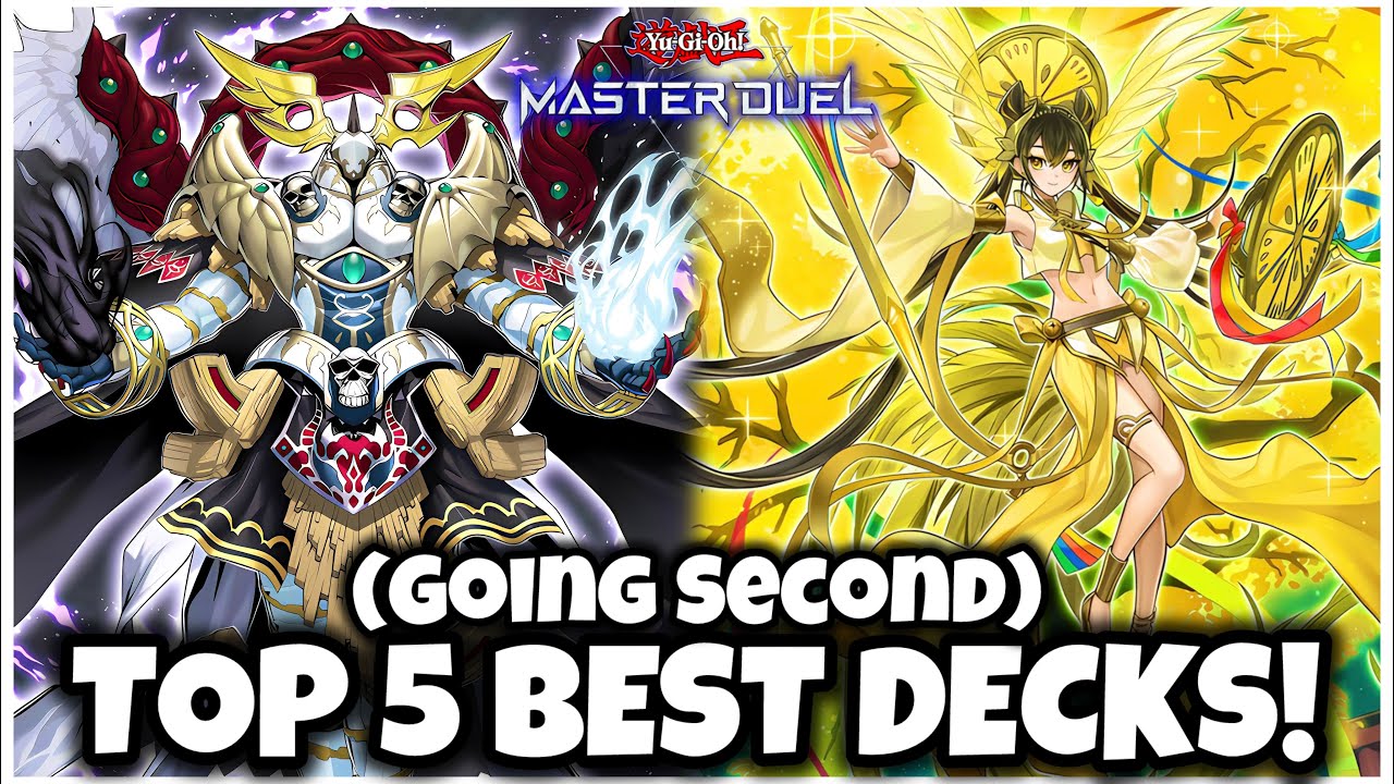 TOP 5 BEST DECKS Going 2nd in MASTER DUEL!