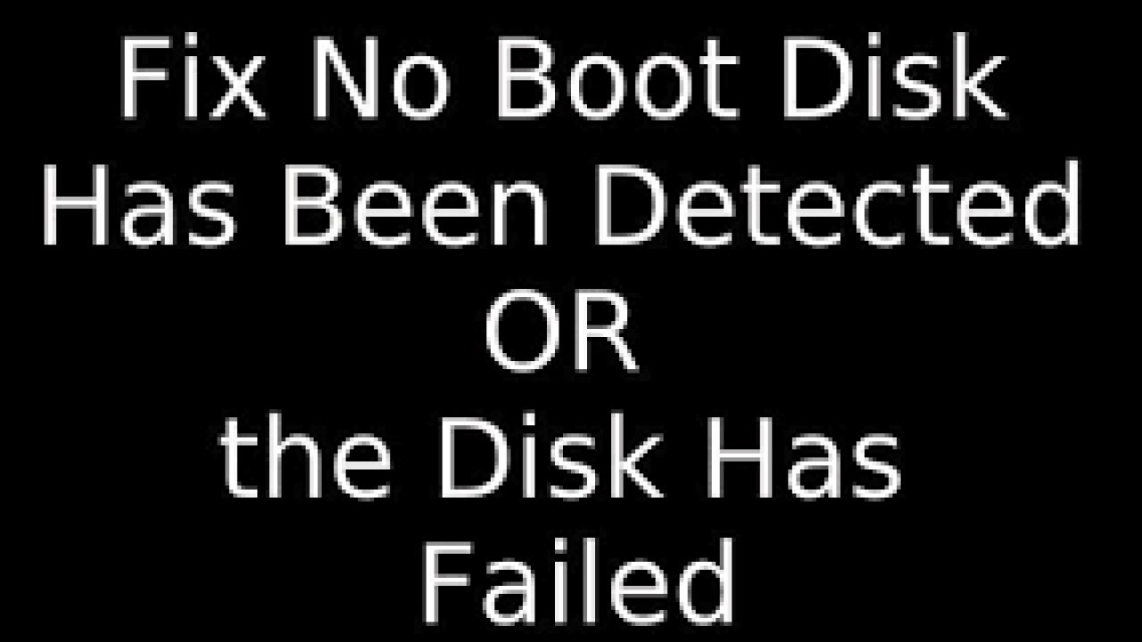 Error: No boot disk has been detected or the disk has failed Solution in Hindi (100% Solve )