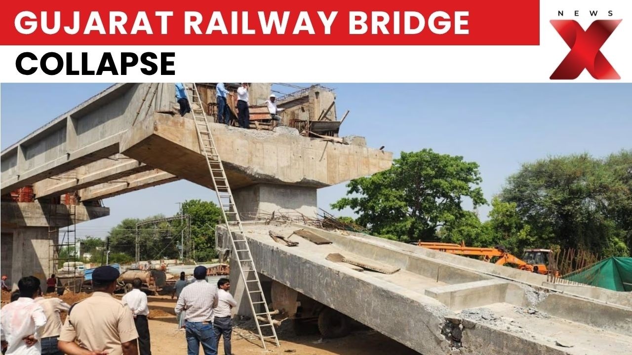 Under-Construction Railway Bridge Collapses In Gujarat&rsquo;s Anand District | NewsX