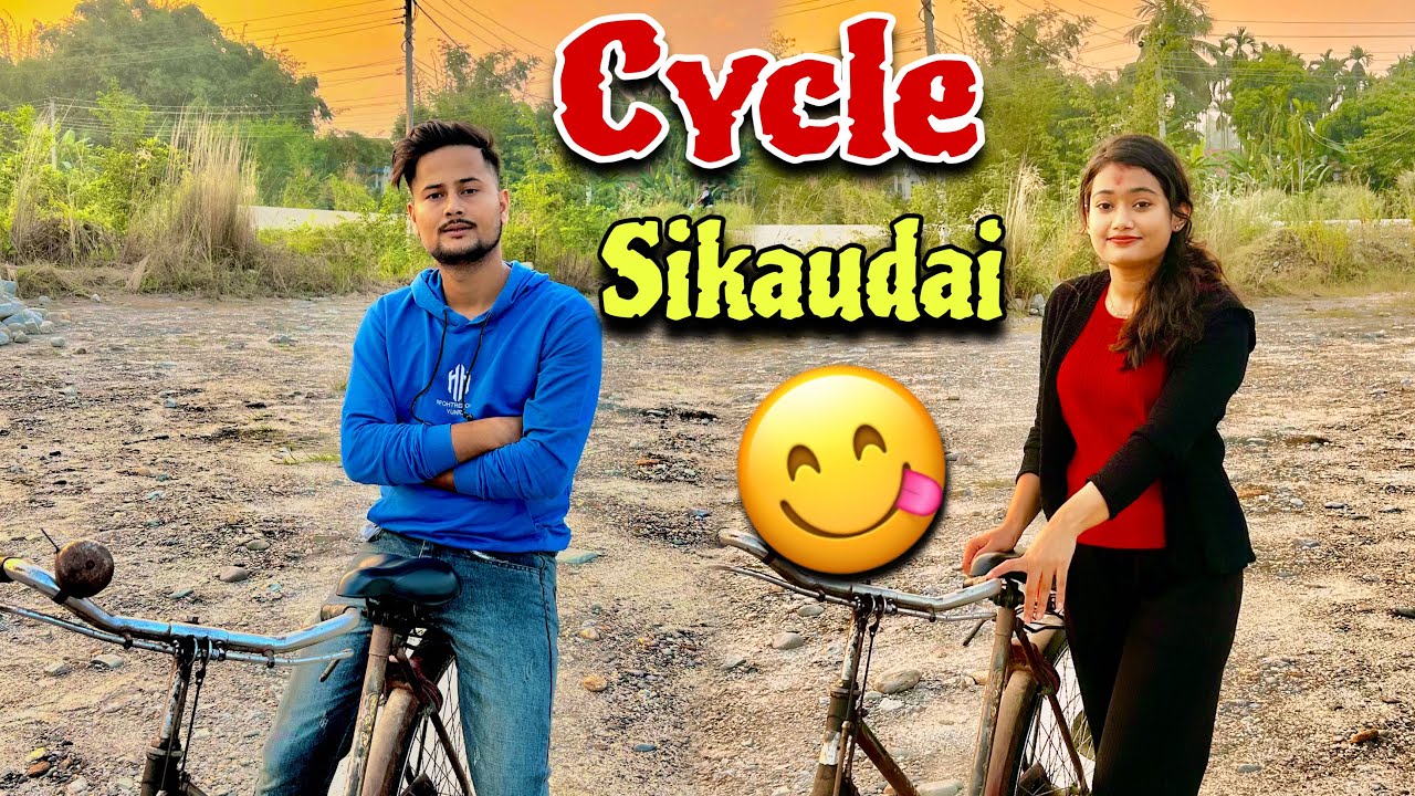 First Time Bude Lai Cycle Ma Gau Ghumaudai😋 Cycle Kudauda Yesto Vayo😳 ||Himal Bhandari|| 