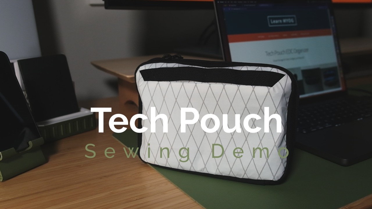 Sewing a Tech Pouch for Everyday Carry