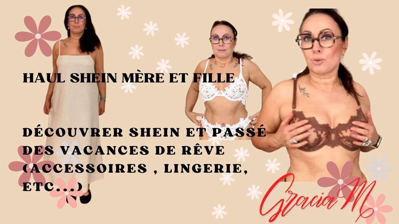 DÉCOUVREZ SHEIN ET PASSEZ  DES VACANCES DE RÊVE (ACCESSOIRES , LINGERIE, ETC...)
