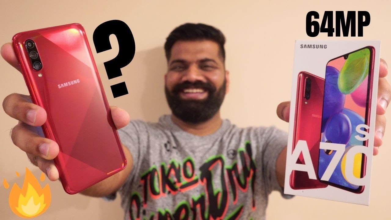 Samsung Galaxy A70s Unboxing & First Look - The Camera Monster 🔥🔥🔥