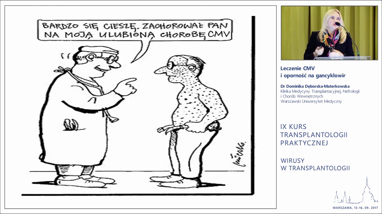 Dr Dominika Dęborska &ndash; Leczenie CMV i oporność na gancyklowir