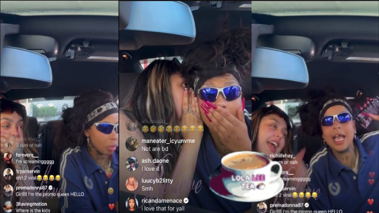 Part 2 - ChriseanRock and Jaidyn ig live together -  They Team up against BlueFace! 12.04.2023