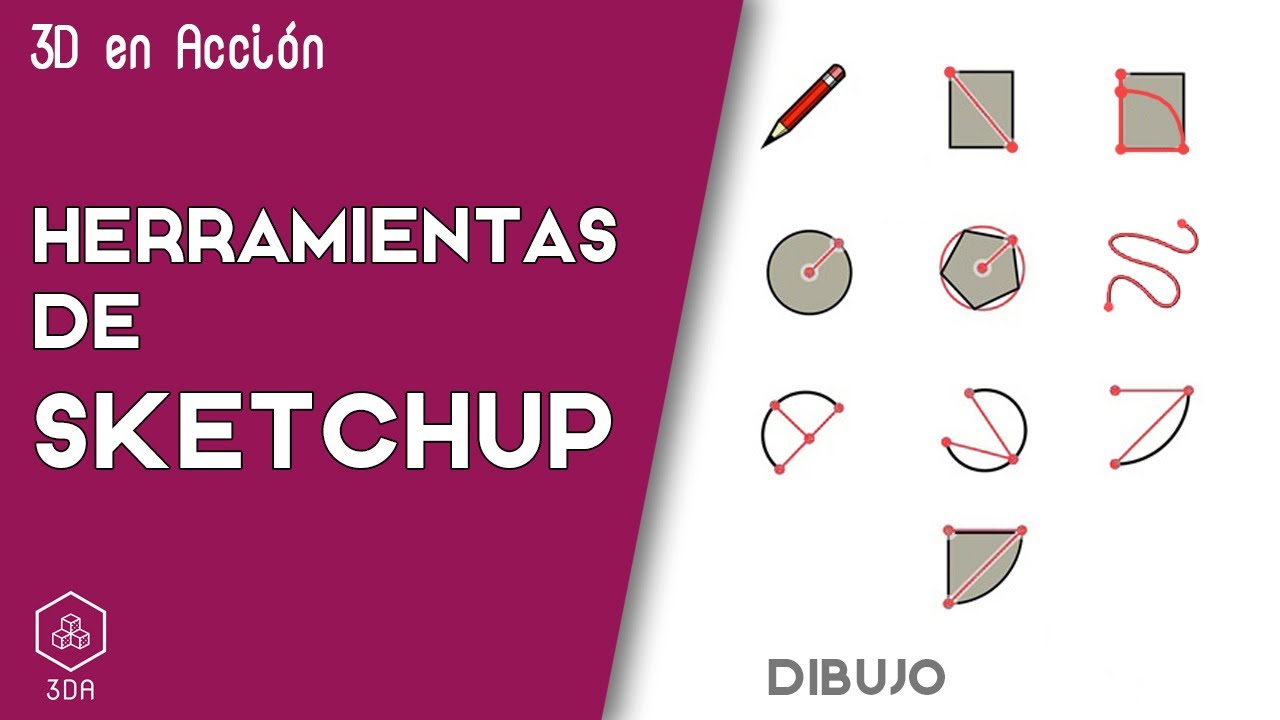 Herramientas de Sketchup. 02 - Dibujo