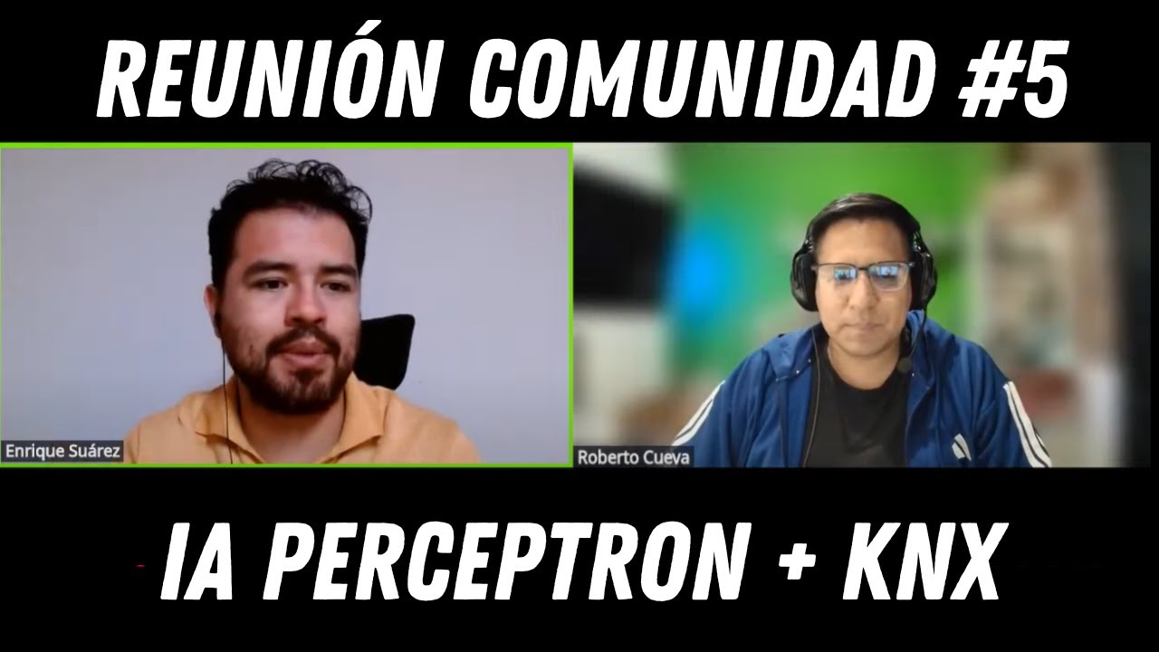 Reunión comunidad #5: IA Perceptron + KNX