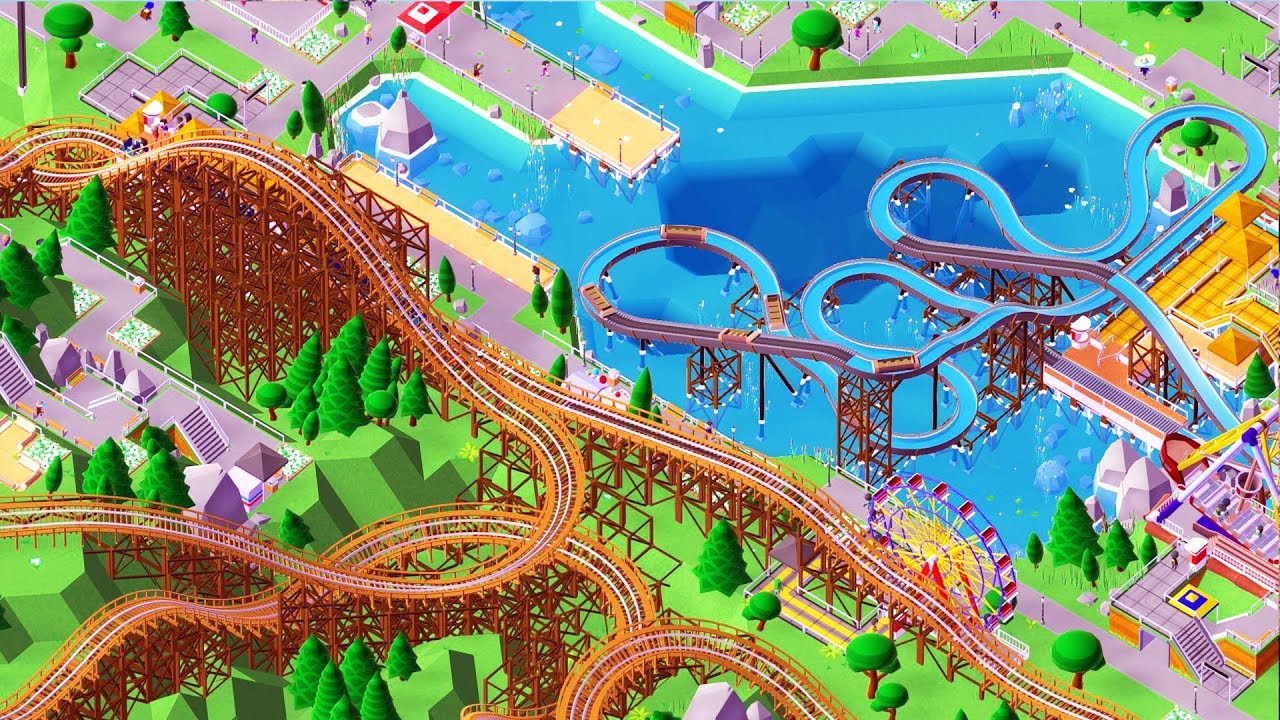 FIRST LOOK Building GIANT Roller Coasters & Theme Parks | Parkitect Gameplay