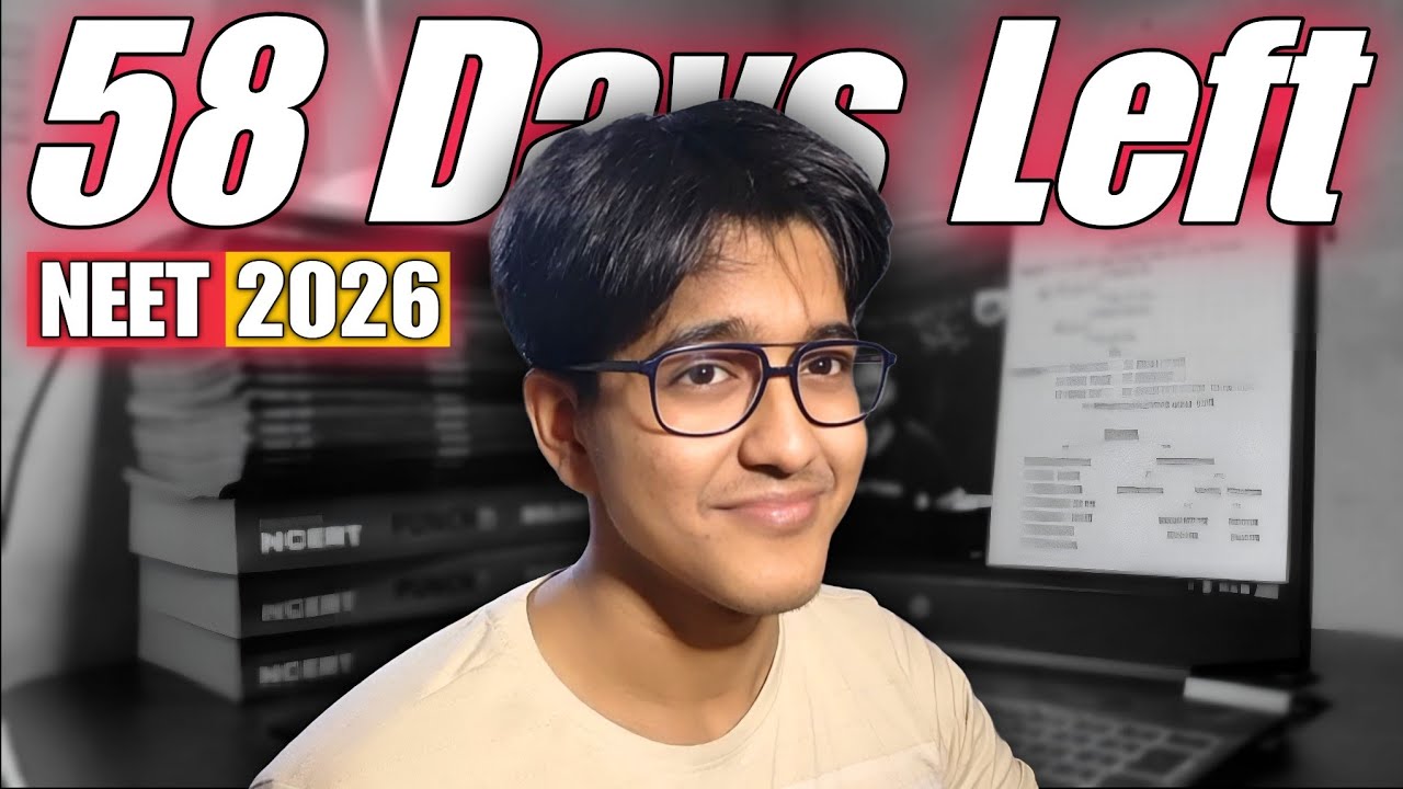 58 Days Left for NEET 2026 : Absolute Panic 🙌🏻 | MAYUKH | #neet 