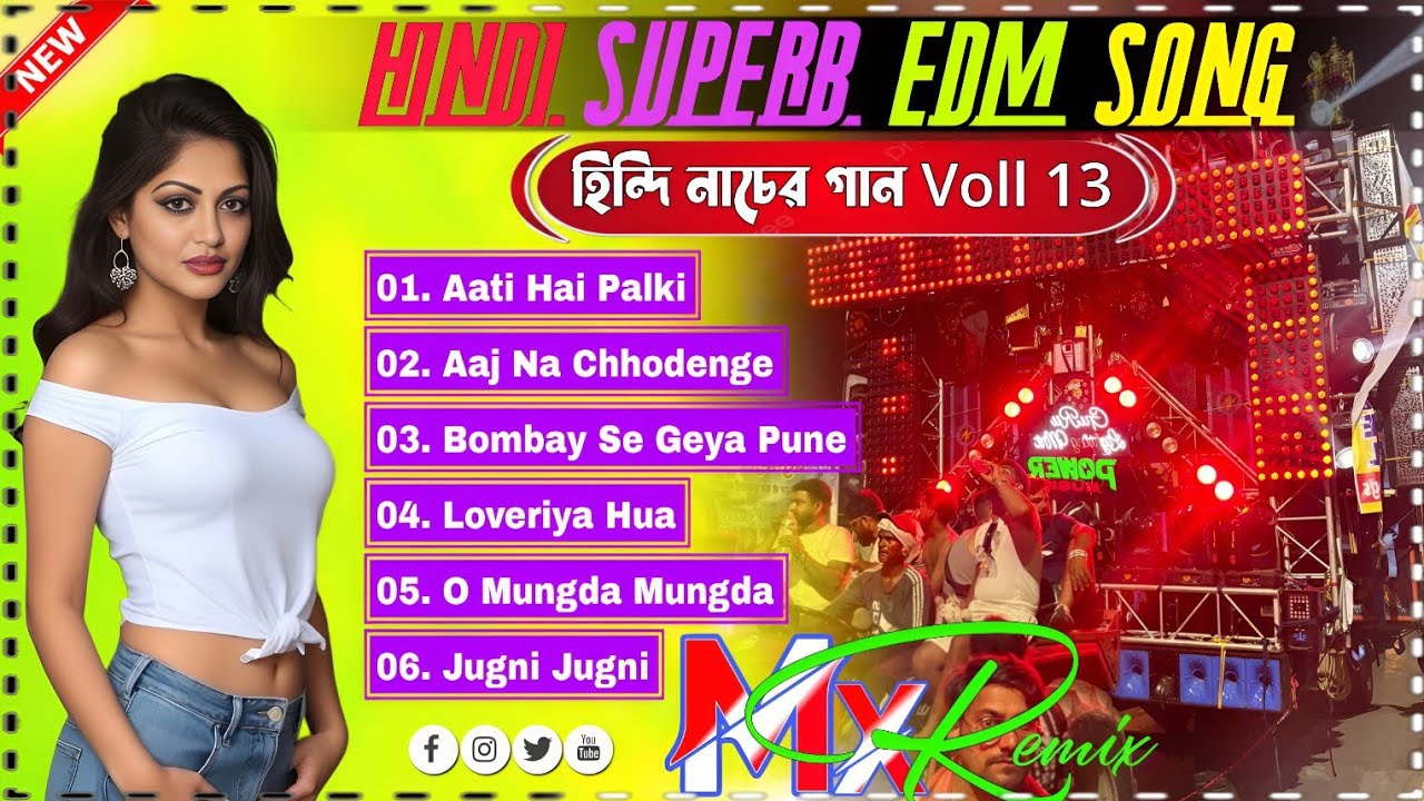 HINDI EDM MIX SONG_DJ MX REMIX 2025 ✨ DJ REMIX SONG NEW #edm #dj