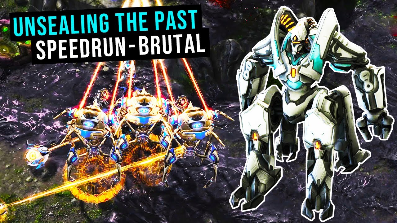 StarCraft 2 LotV Speedrun - Mission 12: Unsealing the Past (Brutal)