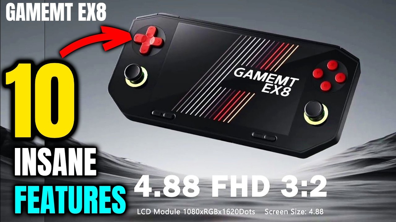 10 невероятных особенностей GameMT EX8 &mdash; игровой портативной консоли нового поколения