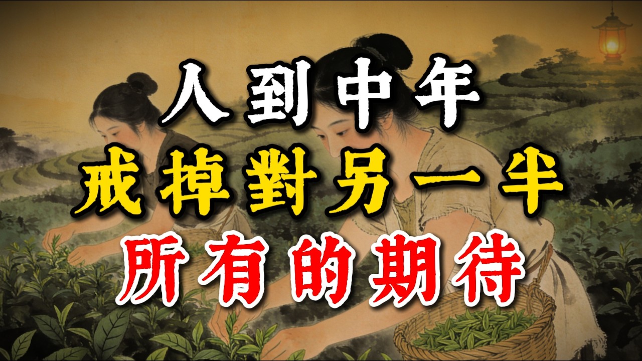 人到中年戒掉對另一半所有的期待#強者思維 #智慧 #人生智慧 #成功思維模式 #謀事在人