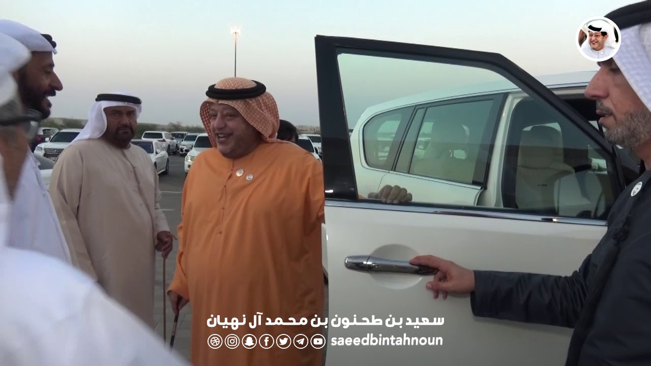 سعيد بن طحنون يحضر حفل الاستقبال الذي أقامتة عائلة حمود بن حمدان بن راشد النعيمي
