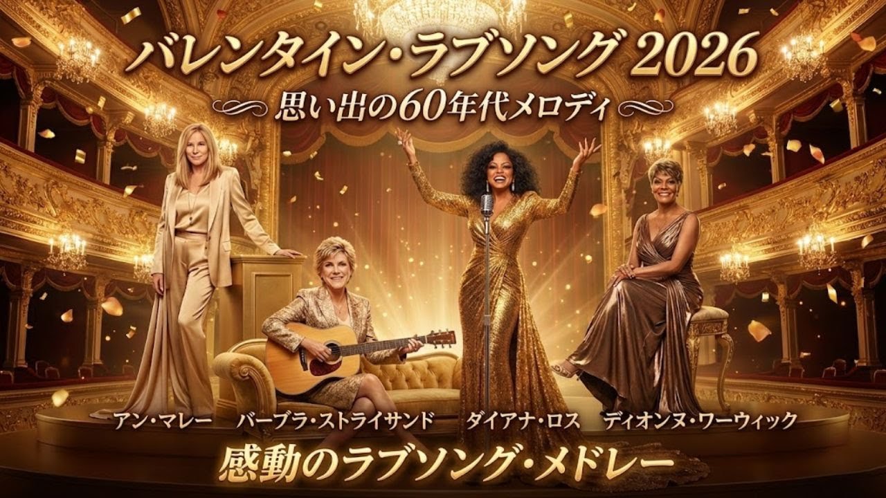 ロマンチックなバレンタイン 🌹 ヴィンテージ・ラブソング 🎶 60年代の恋の歌