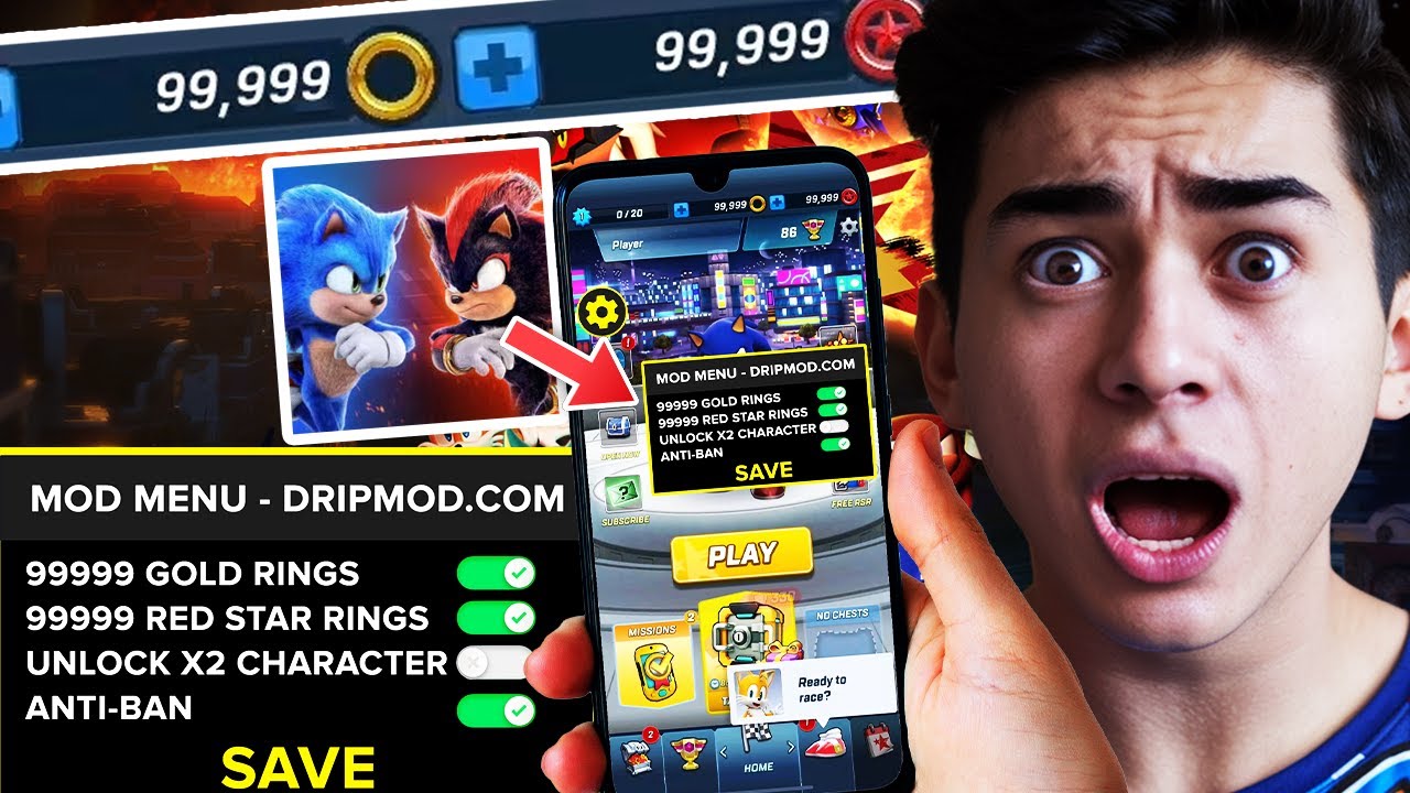 Sonic Forces Hack 2025 - How to Get Unlimited Gold Rings and Star Rings with this Mod! iOS/Android