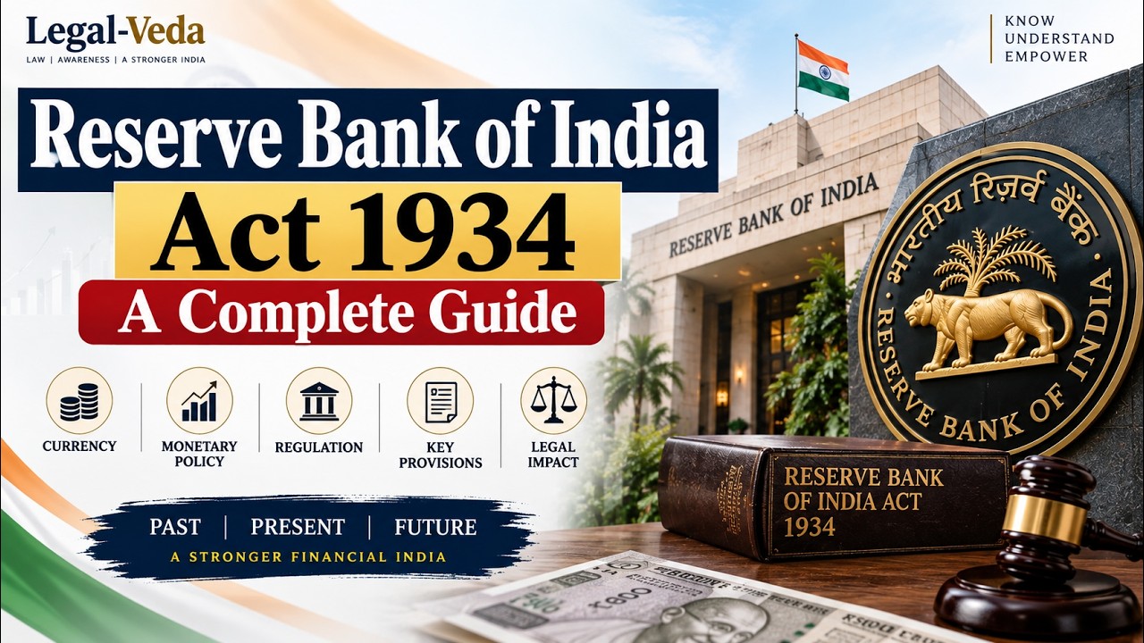Reserve Bank of India Act 1934: A Complete Guide | Legal-Veda