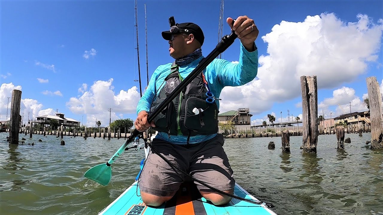 Fishing from a Paddle Board / Kemah, TX