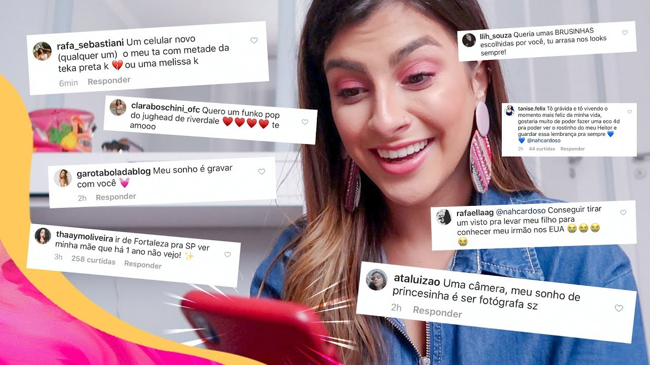 Realizando SONHOS dos fãs!!! #1 | Nah Cardoso