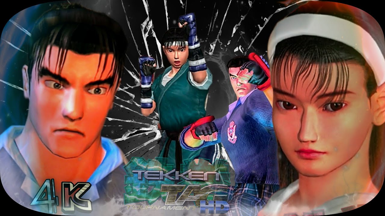 Jin ( School Outfit ) & Jun ( Karate ) Hard Tekken Tag Tournament HD UHD 4K 60 FPS