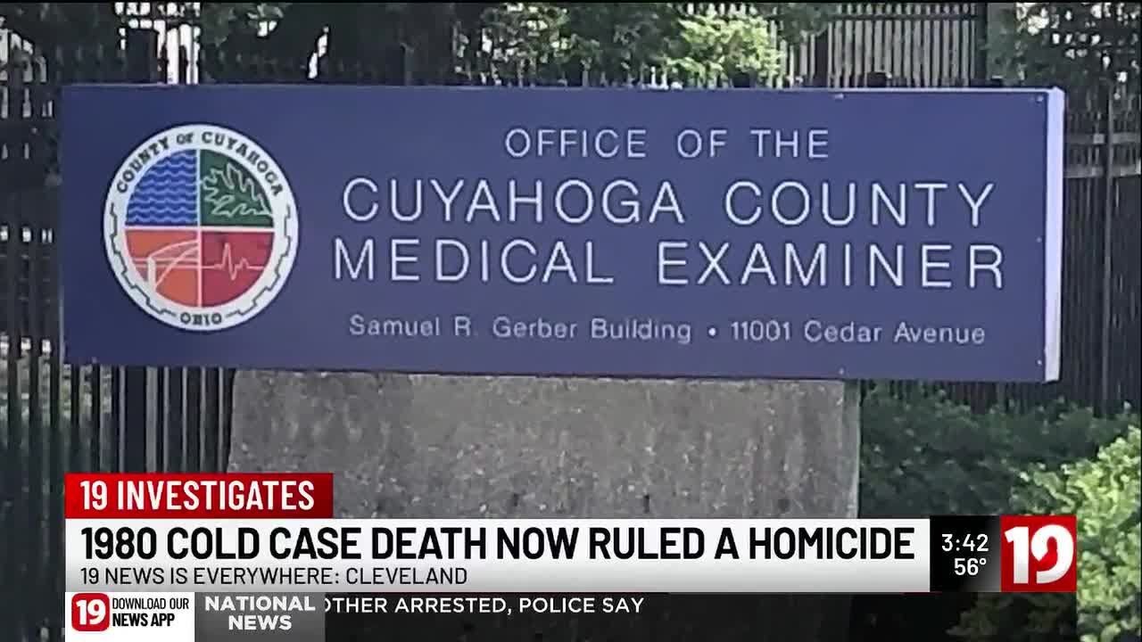 1980 cold case death in Cleveland now ruled a homicide by medical examiner