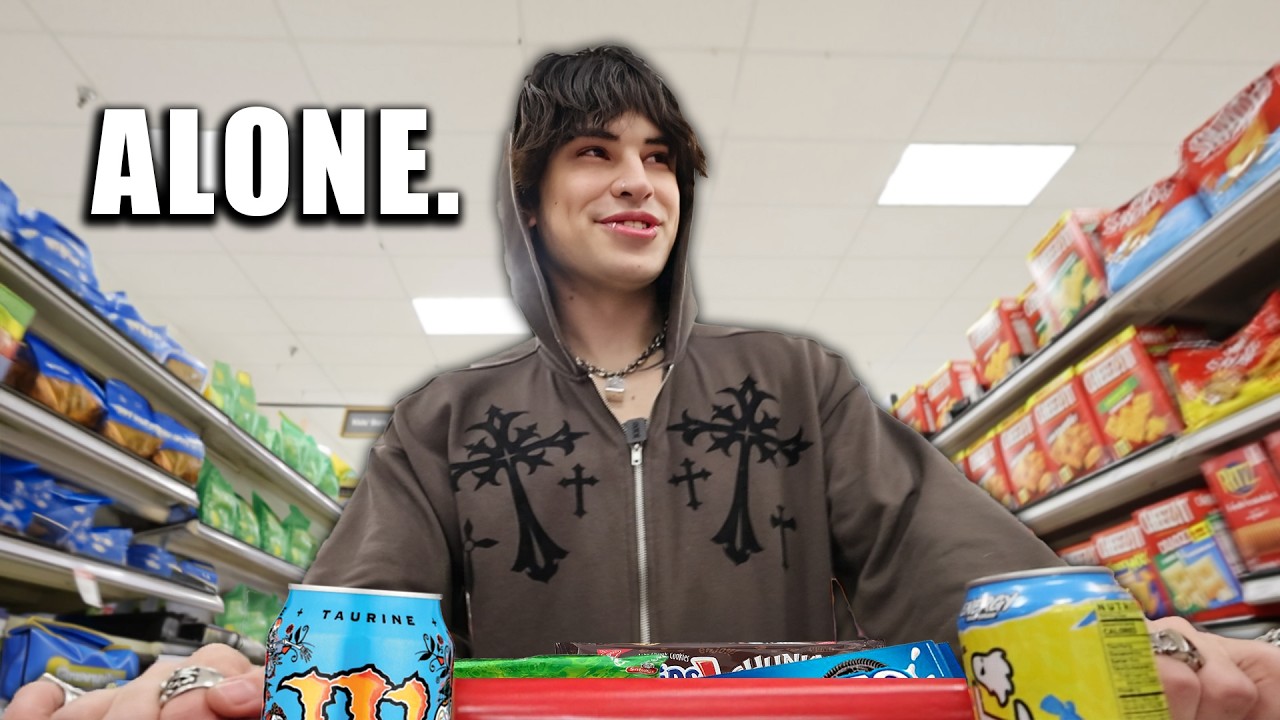 shopping alone for the first time