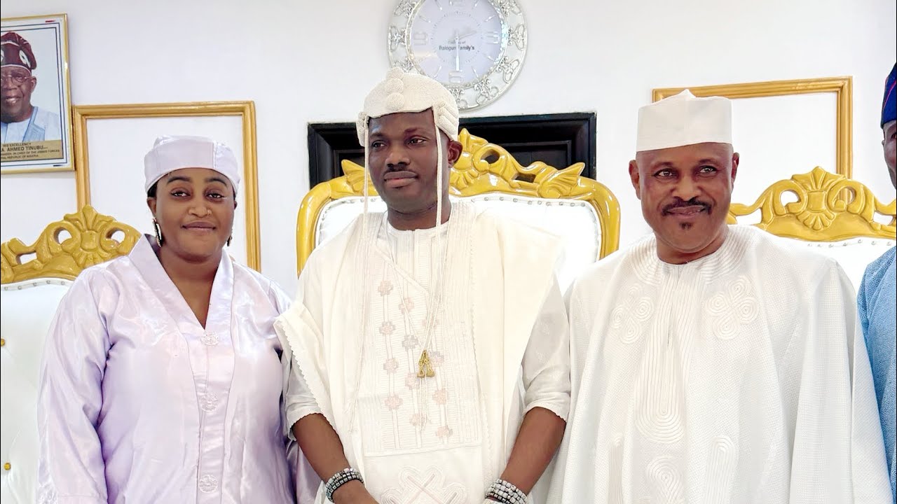 Actor Saidi Balogun visit to Oba Isheri Palace