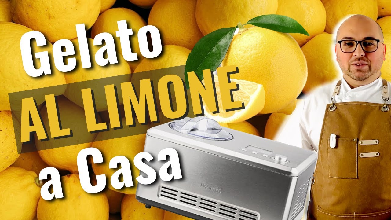 Gelato al limone a casa (1080p) ricetta in descrizione