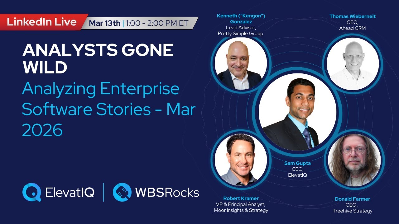 Analysts Gone Wild | Analyzing Enterprise Software Stories | Episode 51