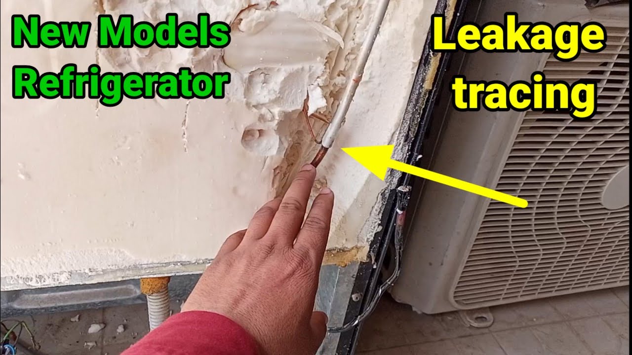 Refrigerator leakage tracing and solution|refrigerator ki leakage ko kesay trace aur fix karain