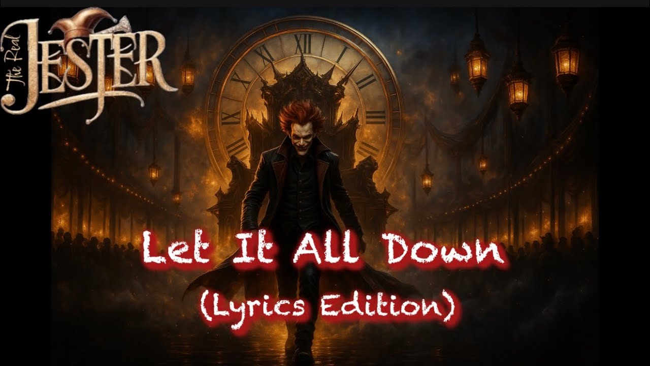 The Real Jester – Let It All Down | Dark Circus Rock • Viral Anthem 2025 (Alt/Nu Metal)