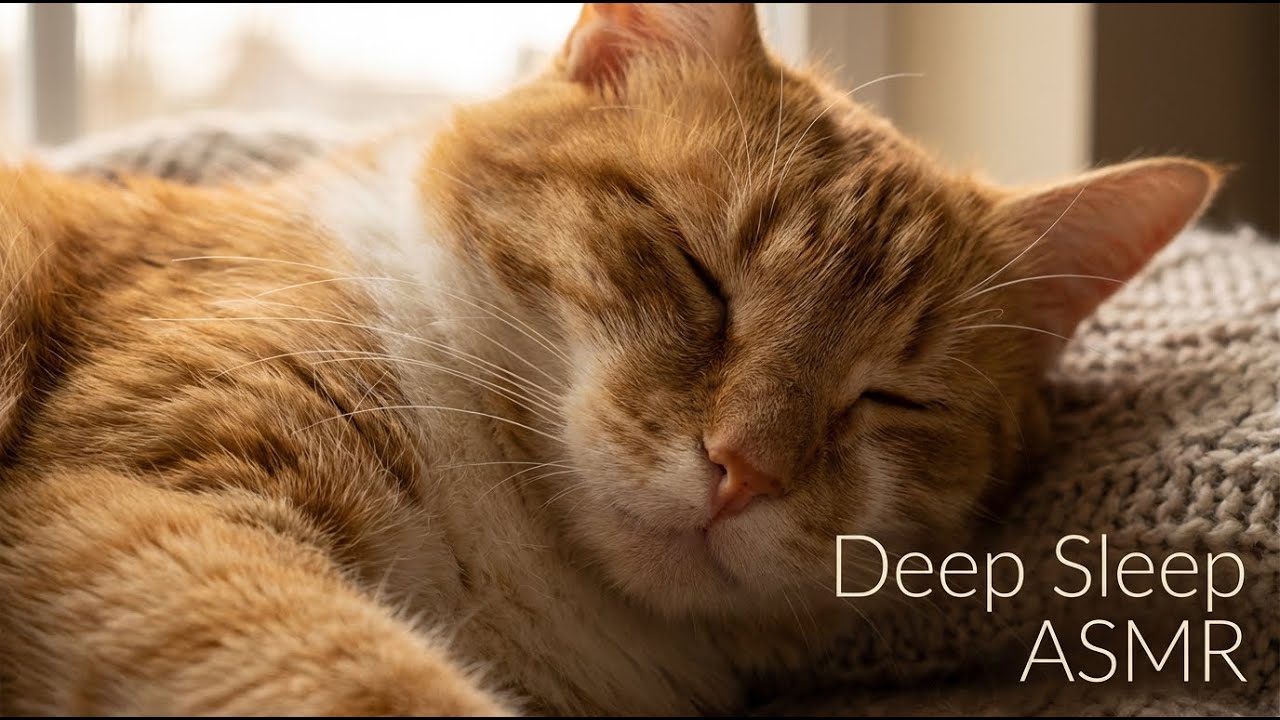 50+Minute Relaxing Cat ASMR for Sleep & Study | Deep Sleep Sounds for Cats & Humans #shorts