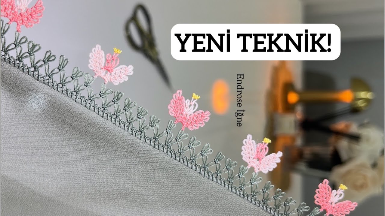 28/ Gösterişli ve Zarif İğne Oyası Modeli 💎 | Gorgeous Needle Lace Pattern 