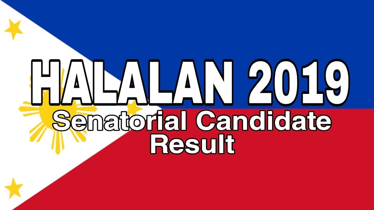 Halalan 2019 SENATORIAL RESULT ( TOP 12) - Eleksyon 2019