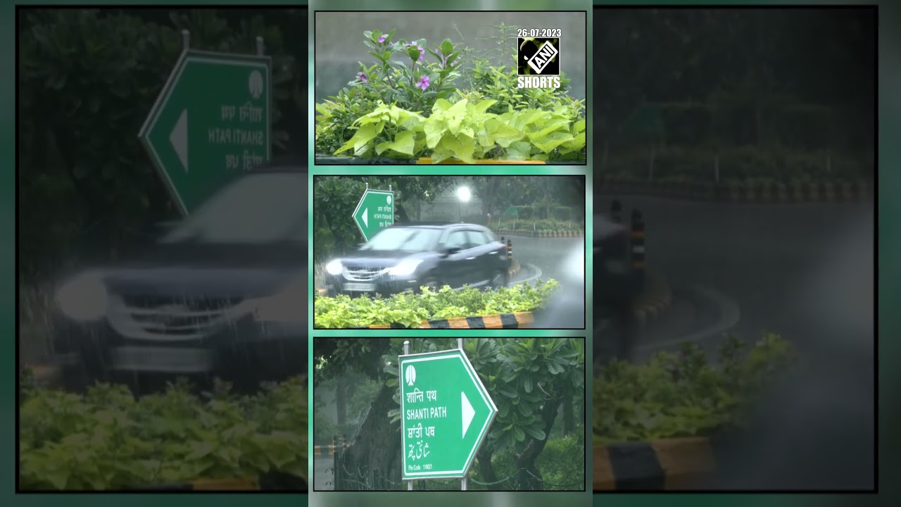 Heavy rainfall witnessed in several parts of Delhi