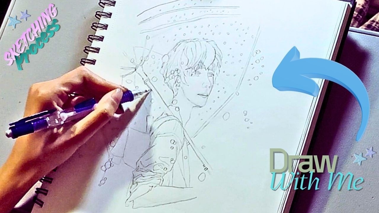 Sketch With Me | Rainy Weather Pinterest-Inspired Art ☔