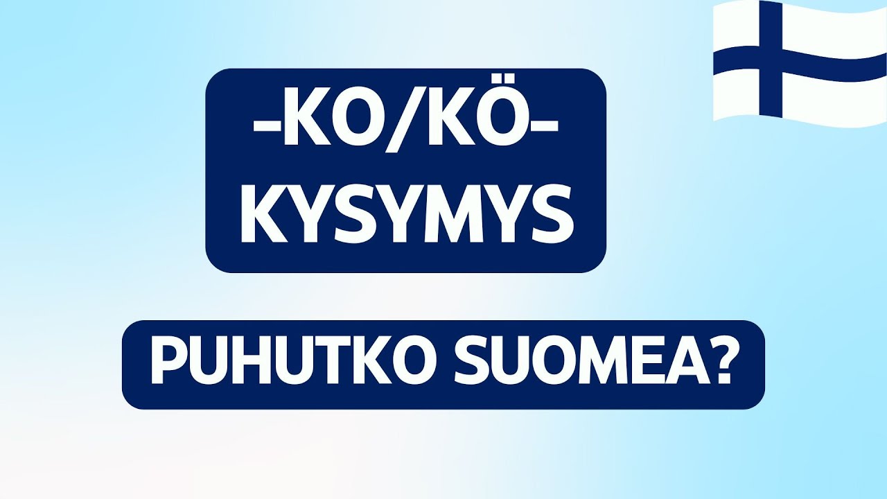 ko/kö-kysymys
