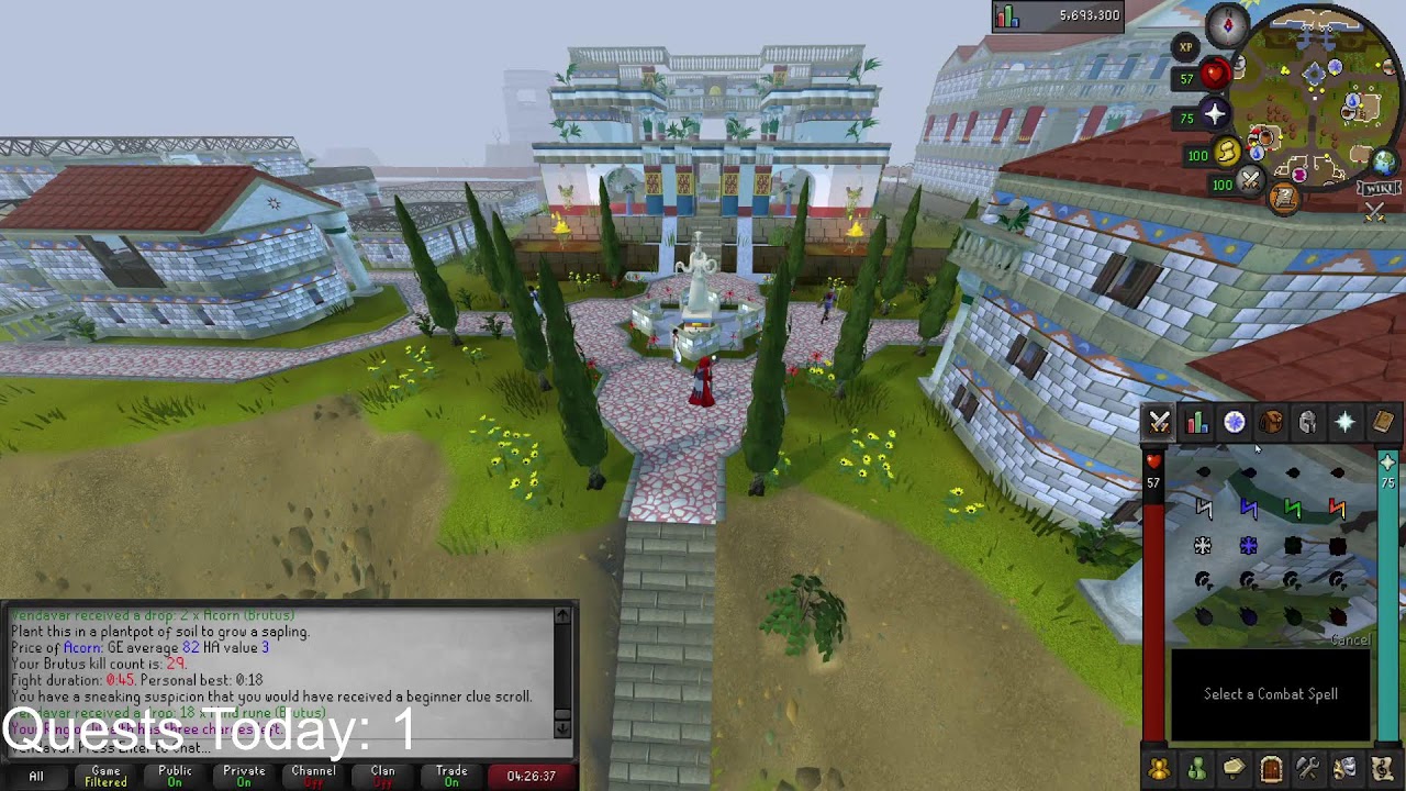RS3 Convert - Quest Speed Running Day 2 || 77/179 || Chill Custom Music
