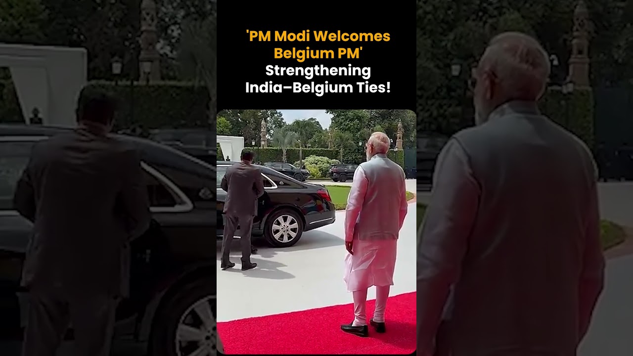 PM Modi Welcomes Belgium PM Bart De Wever in New Delhi | India&ndash;Belgium Ties |