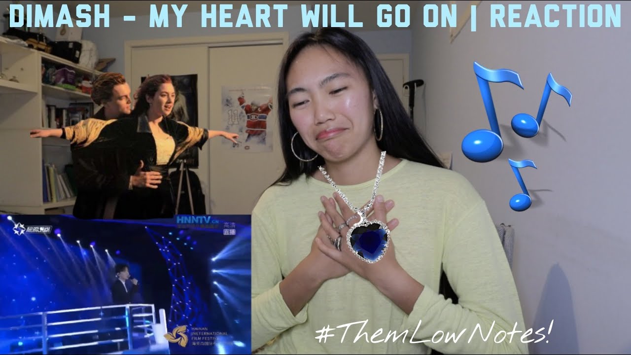 Dimash Kudaibergen - My Heart Will Go On | Reaction [Love his low notes]