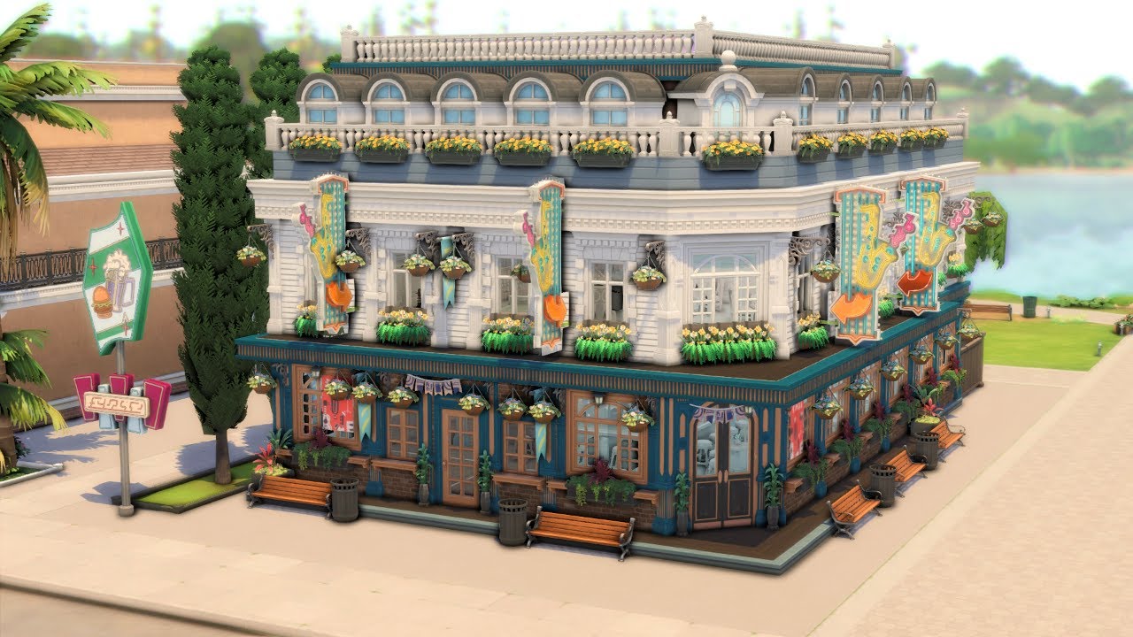 Willow Creek Nightclub - Sims 4 Speedbuild (No CC)