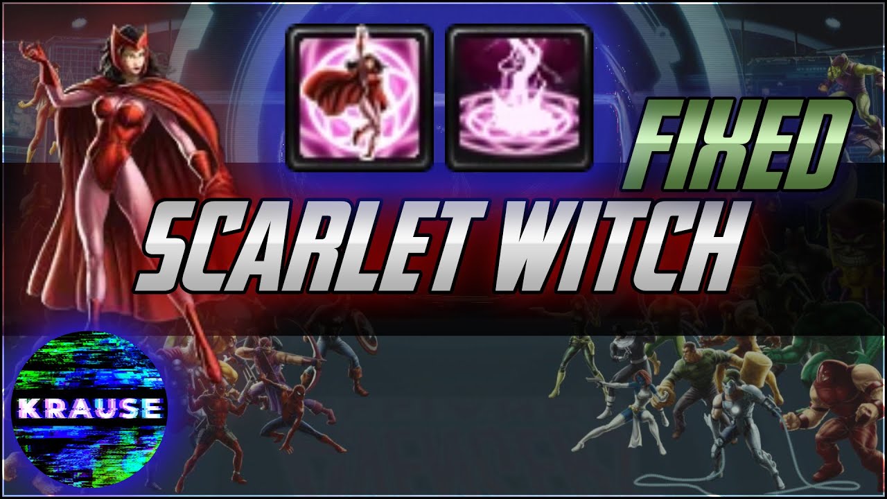 【𝗠𝗔𝗔 𝗥𝗘𝗗𝗨𝗫 】 🔧 &iexcl;&iexcl;Scarlet Witch REPARADA!  en Marvel: Avengers Alliance! 🔧