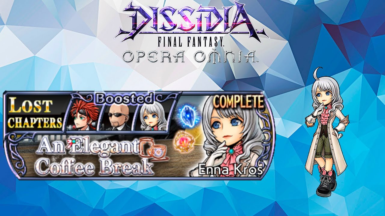 DFFOO Cutscenes Lost Chapter 94 Enna Kros An Elegant Coffee Break (No gameplay)