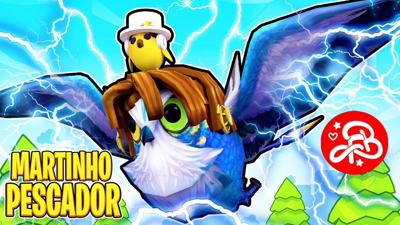 O Novo Pássaro Martinho Pescador😮Feather Family Roblox