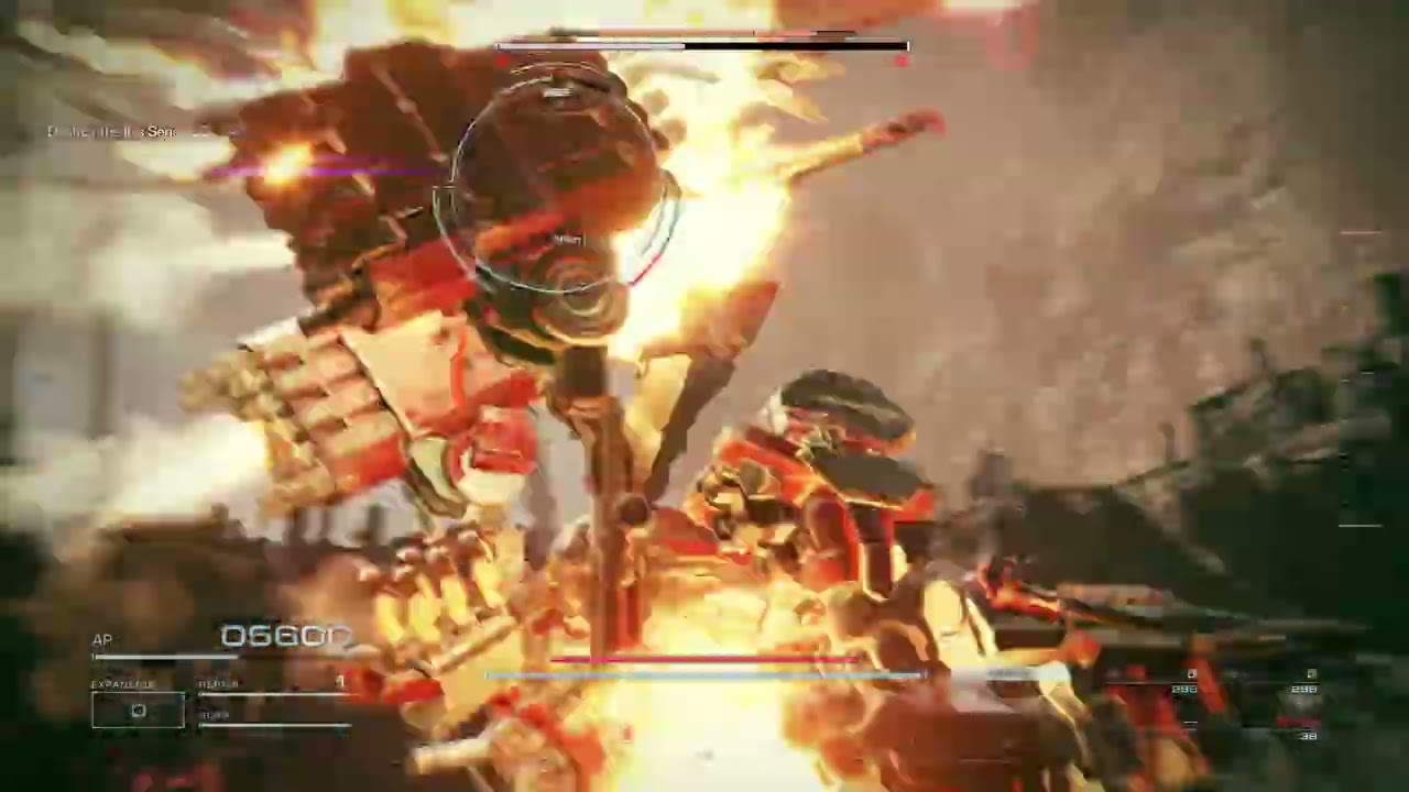 ARMORED CORE VI FIRES OF RUBICON: Ibis Series CEL 240 Boss fight