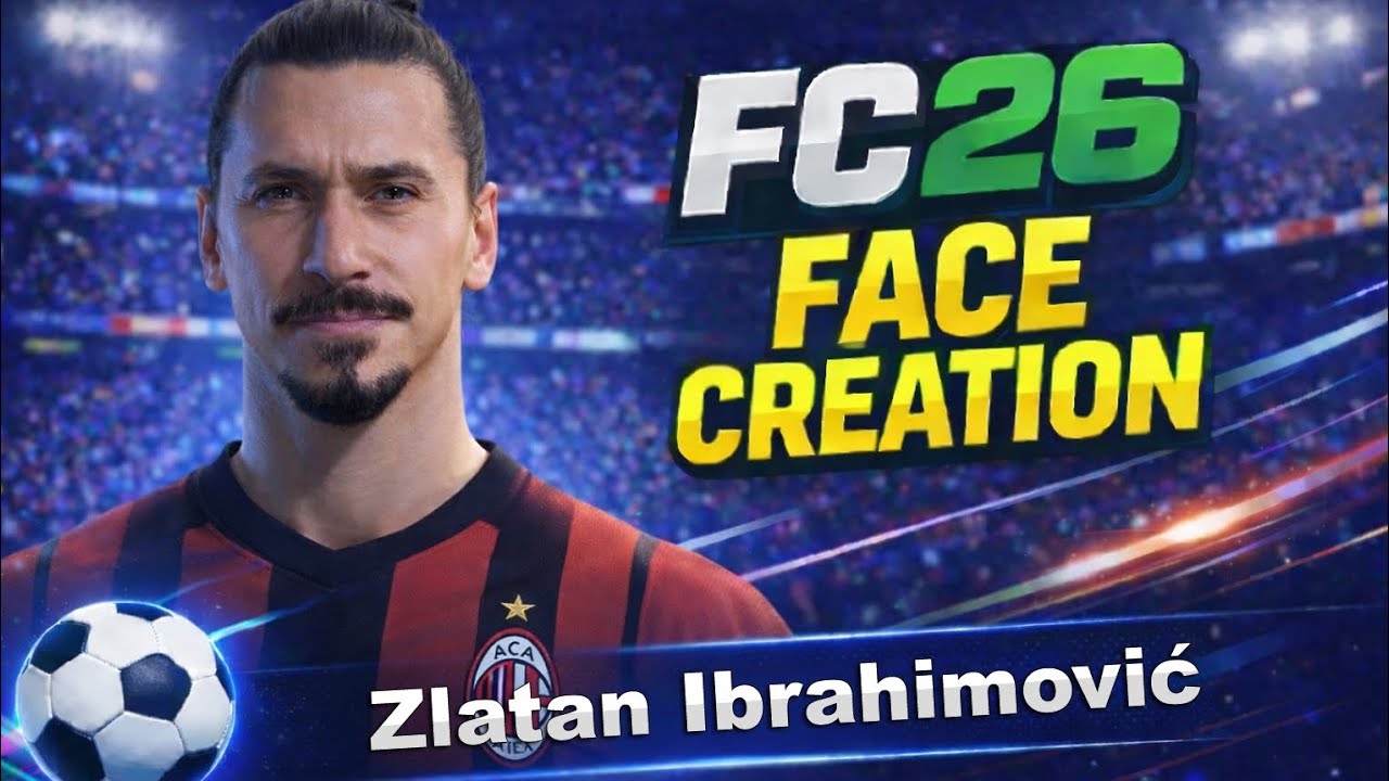 FC 26 Zlatan Ibrahimovic Face Tutorial | Creation