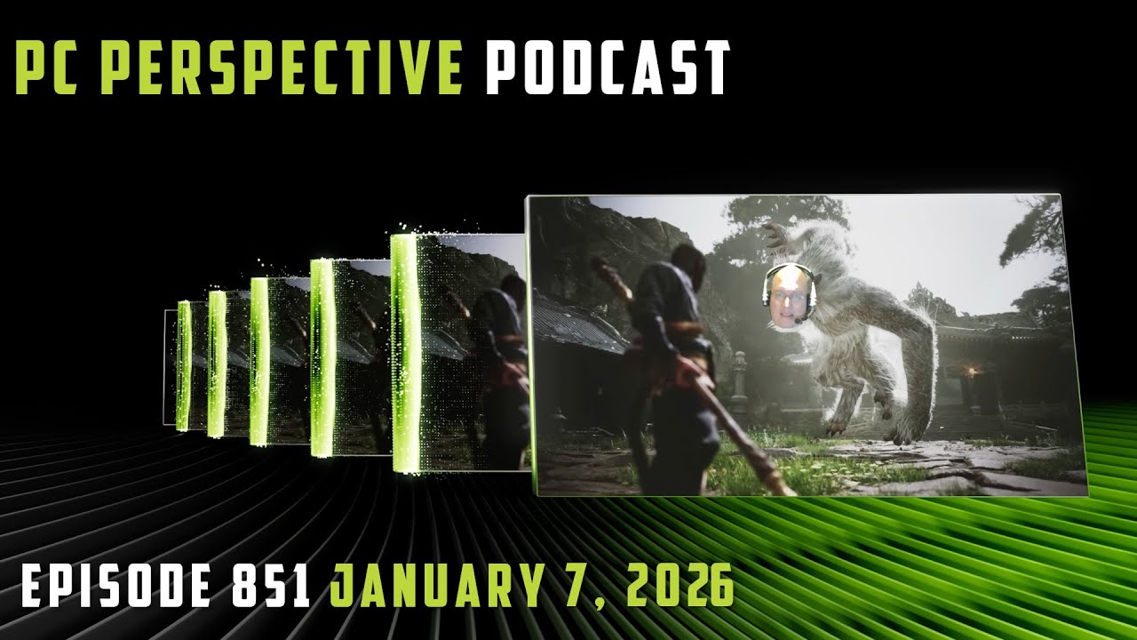 PCPer Podcast 851: CES 2026 Highlights - Ryzen 9850X3D & 9950X3D2, DLSS 4.5, MSI LIGHTNING, and MORE