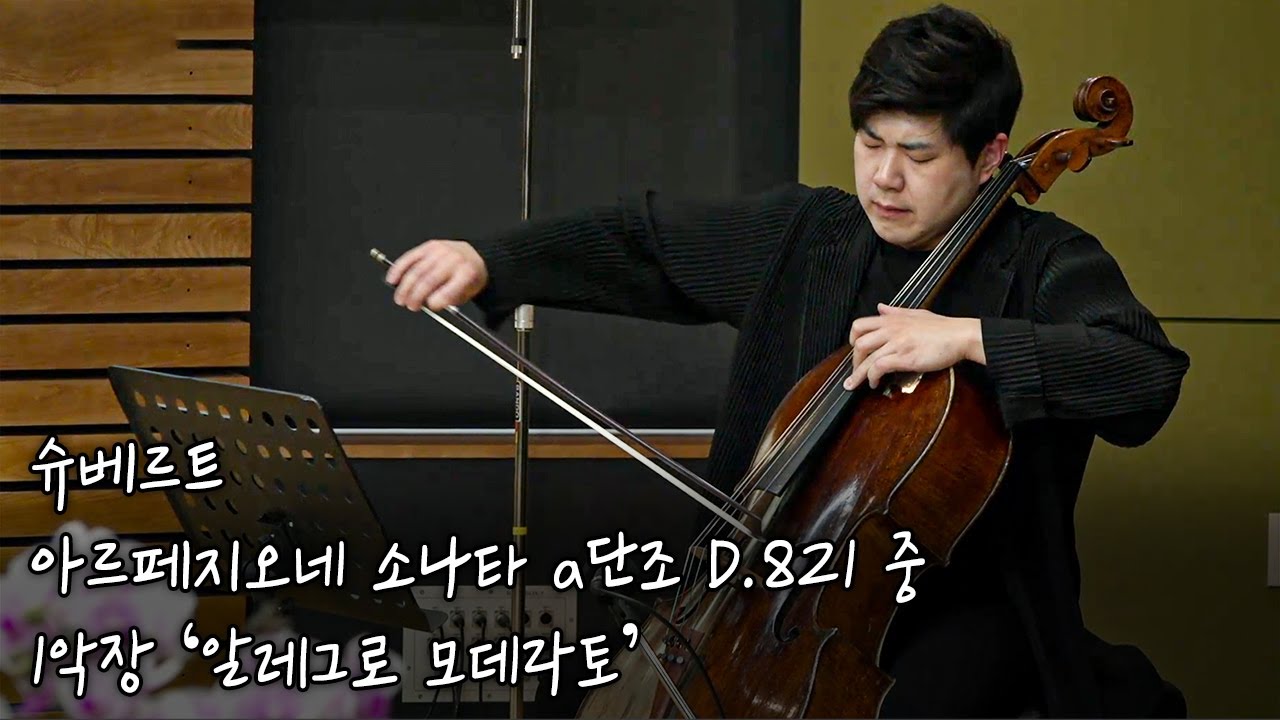 피아니스트 김정원, 첼리스트 심준호 l 슈베르트 : 아르페지오네 소나타 a단조 D 821 중 1악장 ‘알레그로 모데라토’